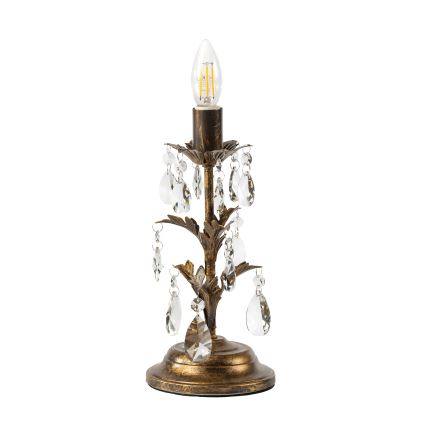 ONLI - Bordslampa TERESA 1xE14/6W/230V brons