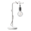 ONLI - Bordslampa WIRE 1xE27/15W/230V 50 cm grå/vit