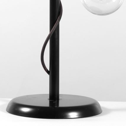 ONLI - Bordslampa WIRE 1xE27/15W/230V 50 cm svart