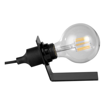 ONLI - Bordslampa WIRE 1xE27/15W/230V 9 cm svart