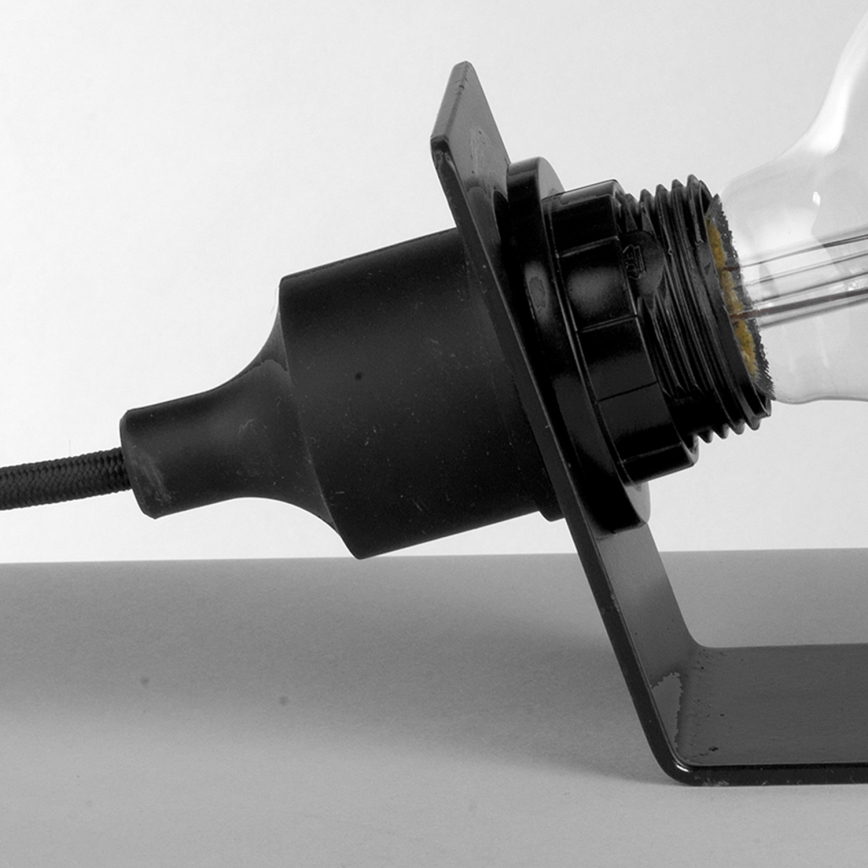 ONLI - Bordslampa WIRE 1xE27/15W/230V 9 cm svart