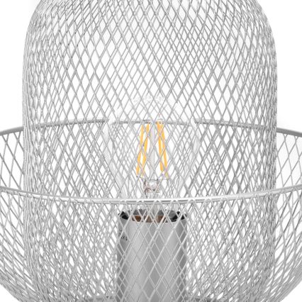 ONLI - Bordslampa ZAIR 1xE27/22W/230V svart/silver