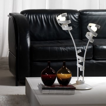 ONLI - Bordslampa ZOE 2xE14/6W/230V 65 cm vit