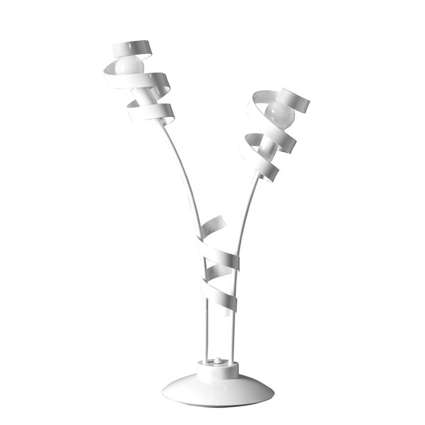 ONLI - Bordslampa ZOE 2xE14/6W/230V 65 cm vit