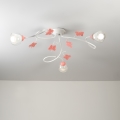 ONLI - Fäst ljuskrona för barn BUTTERFLY 3xE14/6W/230V