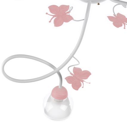 ONLI - Fäst ljuskrona för barn BUTTERFLY 3xE14/6W/230V