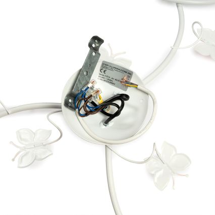 ONLI - Fäst ljuskrona för barn BUTTERFLY 3xE14/6W/230V
