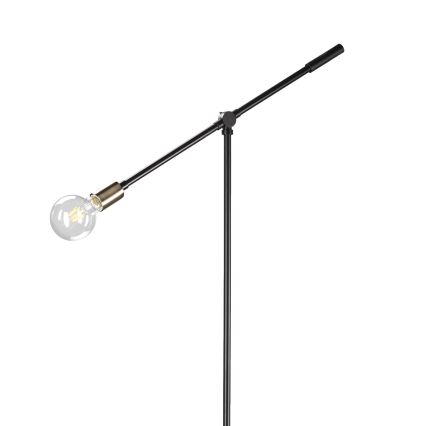 ONLI - Golvlampa ASTE 1xE27/15W/230V svart/guld