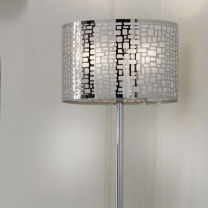 ONLI - Golvlampa BRUCE 1xE27/15W/230V matt krom