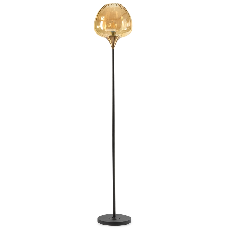 ONLI - Golvlampa ELIDE 1xE27/15W/230V svart/koppar