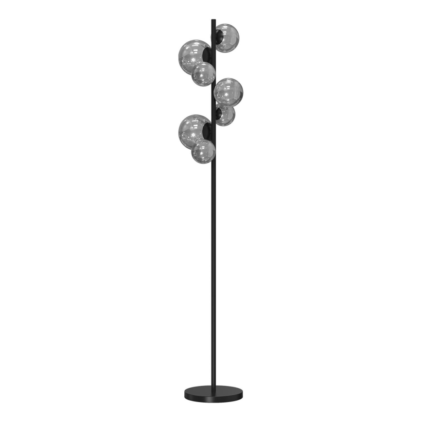 ONLI - Golvlampa PALOMA 7xG9/10W/230V svart/rökig