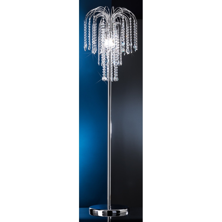 ONLI - Golvlampa PIOGGIA 3xE14/6W/230V blank krom