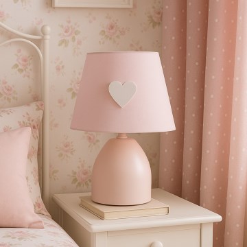 ONLI - Lampa för barn TITTA 1xE14/6W/230V 20 cm rosa