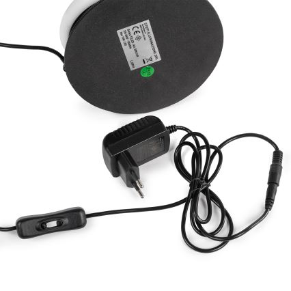 ONLI - LED bordslampa TWIST LED/12W/230V 4000K 40 cm svart