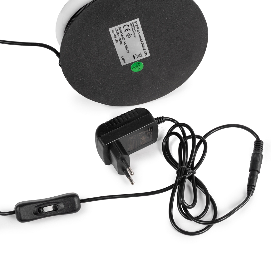 ONLI - LED bordslampa TWIST LED/12W/230V 4000K 40 cm svart