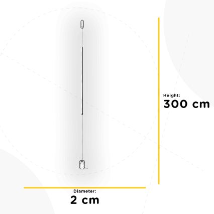 ONLI - LED Golvlampa SIRILLA LED/20W/230V svart