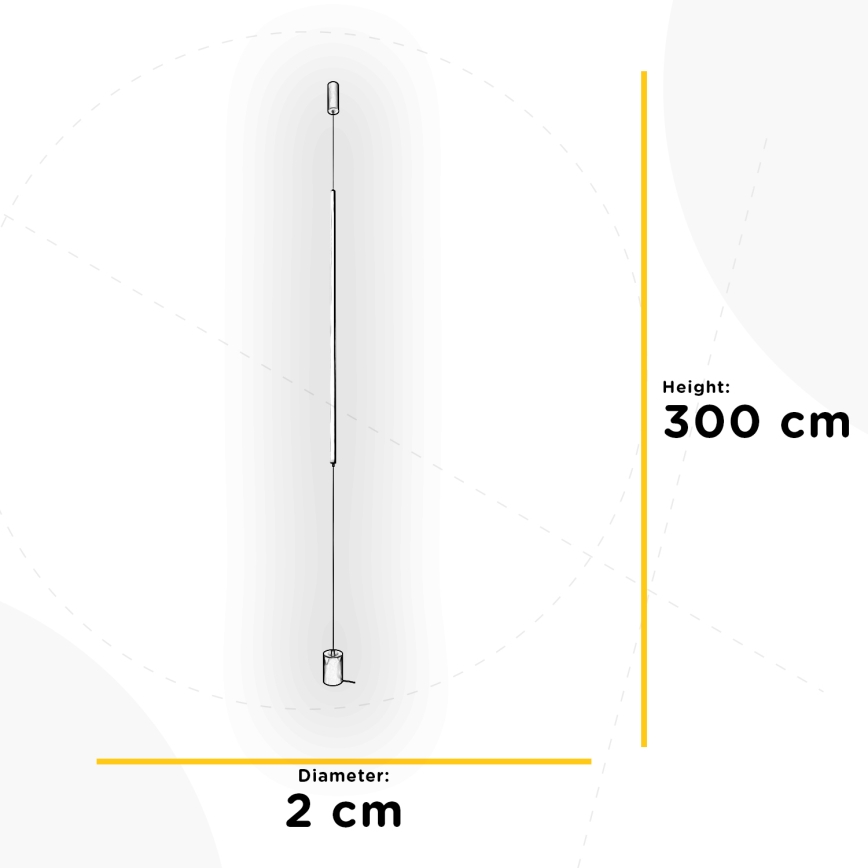 ONLI - LED Golvlampa SIRILLA LED/20W/230V svart