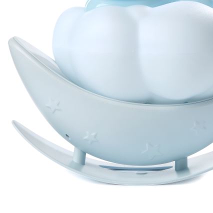 ONLI - LED uppladdningsbar barnnattlampa NUVOLINA LED/2,5W/5V 300 mAh kanin/blå