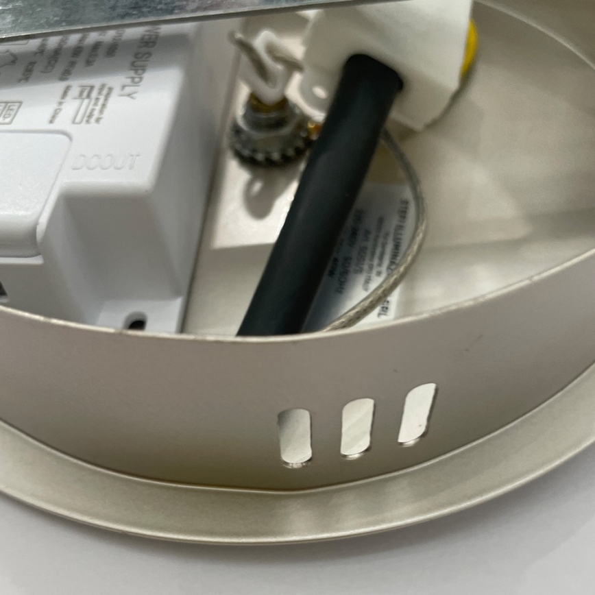 ONLI - LED ljuskrona med textilsladd AMANDA LED/40W/230V 4500K matt krom