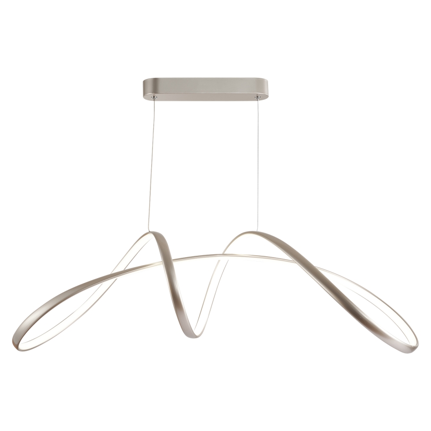 ONLI - LED ljuskrona med textilsladd INFINITY LED/50W/230V 4500K matt krom