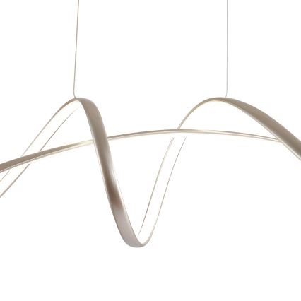 ONLI - LED ljuskrona med textilsladd INFINITY LED/50W/230V 4500K matt krom