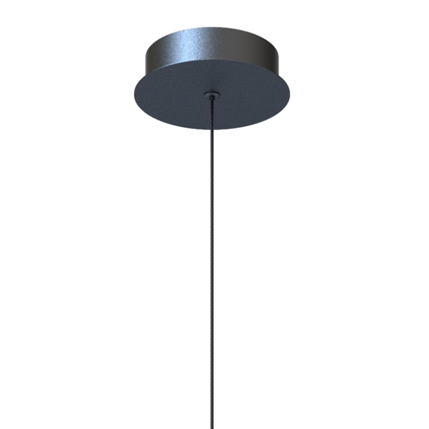 ONLI - LED ljuskrona med textilsladd LILLY LED/12W/230V 4000K svart