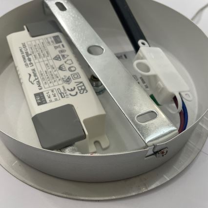 ONLI - LED ljuskrona med textilsladd LOOP LED/40W/230V 4000K skinande krom