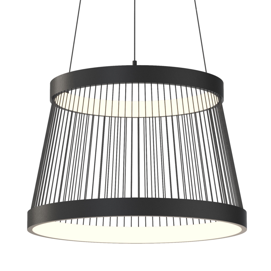 ONLI - LED ljuskrona med textilsladd MATE LED/40W/230V 4000K svart