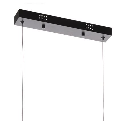 ONLI - LED ljuskrona med textilsladd ONDA LED/30W/230V 4000K svart