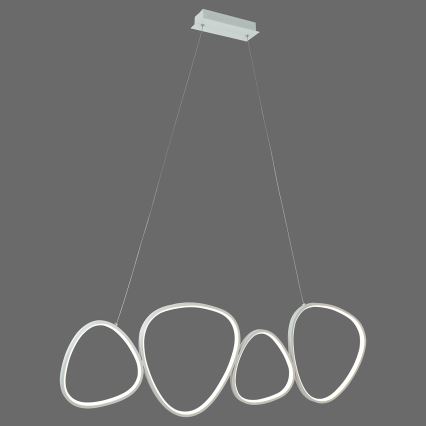 ONLI - LED ljuskrona med textilsladd ROMEO LED/48W/230V 4000K vit