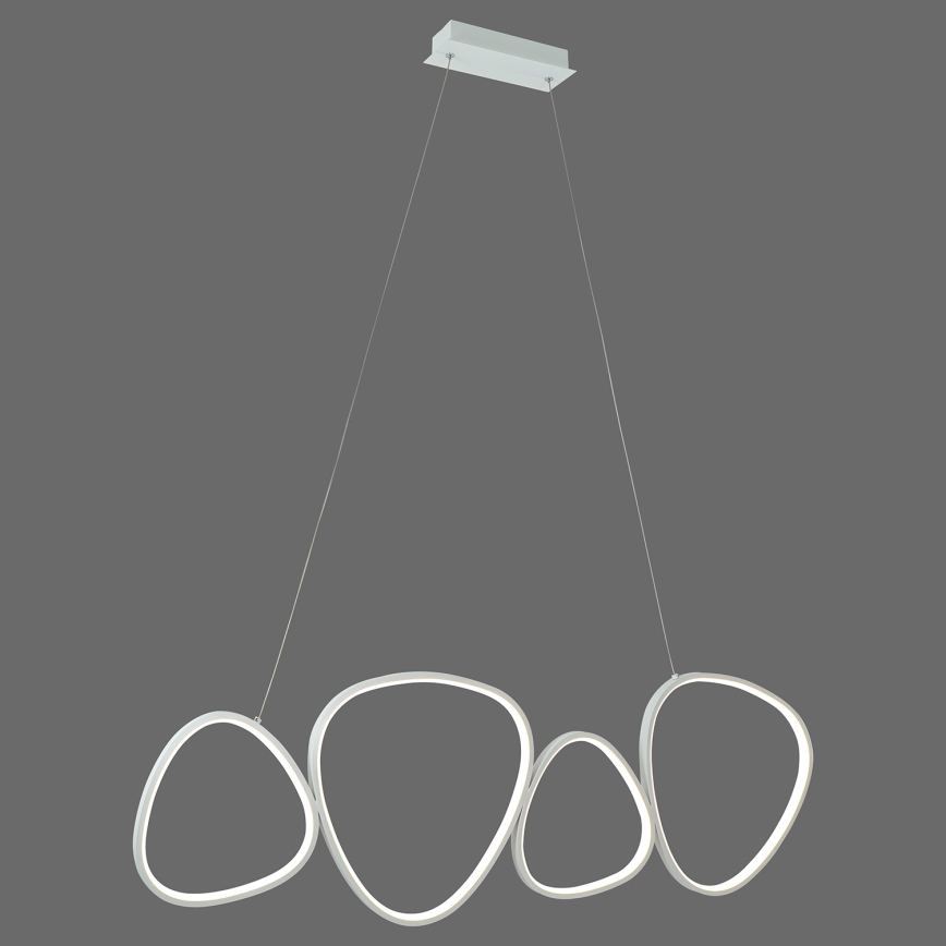 ONLI - LED ljuskrona med textilsladd ROMEO LED/48W/230V 4000K vit