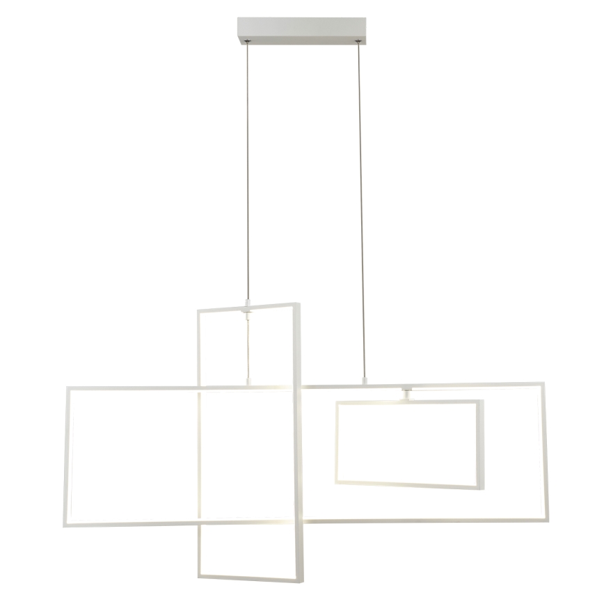 ONLI - LED ljuskrona med textilsladd SQUID LED/60W/230V 4000K vit