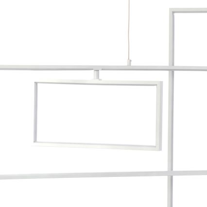 ONLI - LED ljuskrona med textilsladd SQUID LED/60W/230V 4000K vit