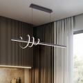 ONLI - LED ljuskrona med textilsladd SWING LED/30W/230V 4000K svart