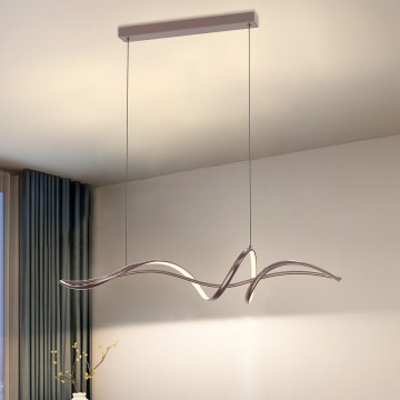 ONLI - LED-pendel på vajer KELLY LED/28W/230V kopparfärgad