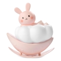 ONLI - LED-uppladdningsbar nattlampa för barn NUVOLINA LED/2,5W/5V 300 mAh kanin/rosa