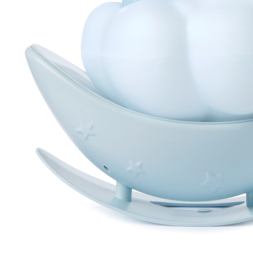 ONLI - Uppladdningsbar LED-nattlampa för barn NUVOLINA LED/2,5W/5V 300 mAh hund/blå