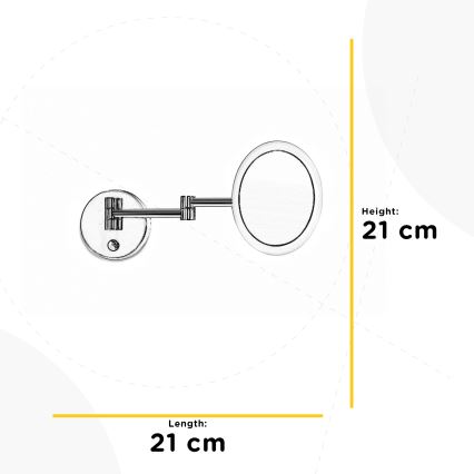 ONLI - LED Vägg Sminkspegel RIM LED/4,2W/230V 4000K IP44