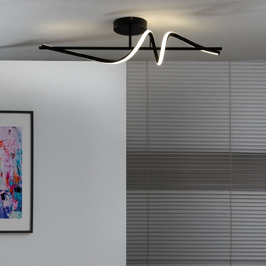 ONLI - LED väggbelysning TWIST LED/25W/230V 4000K svart