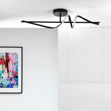 ONLI - LED väggbelysning TWIST LED/25W/230V 4000K svart