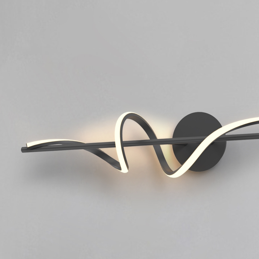 ONLI - LED väggbelysning TWIST LED/25W/230V 4000K svart