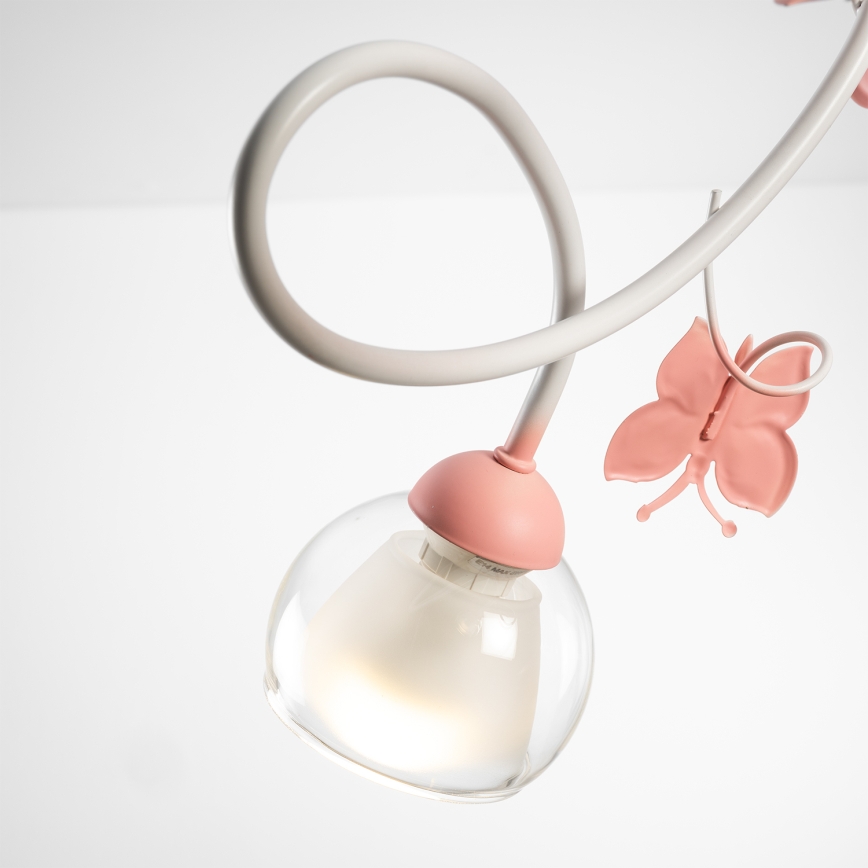 ONLI - Ljuskrona för barn BUTTERFLY 3xE14/6W/230V