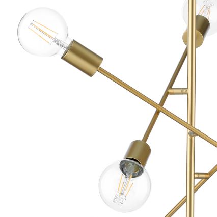 ONLI - Ljuskrona med textilsladd CROSS 6xE27/22W/230V