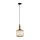 ONLI - Ljuskrona med textilsladd DOROTY 1xE27/22W/230V diameter 20 cm