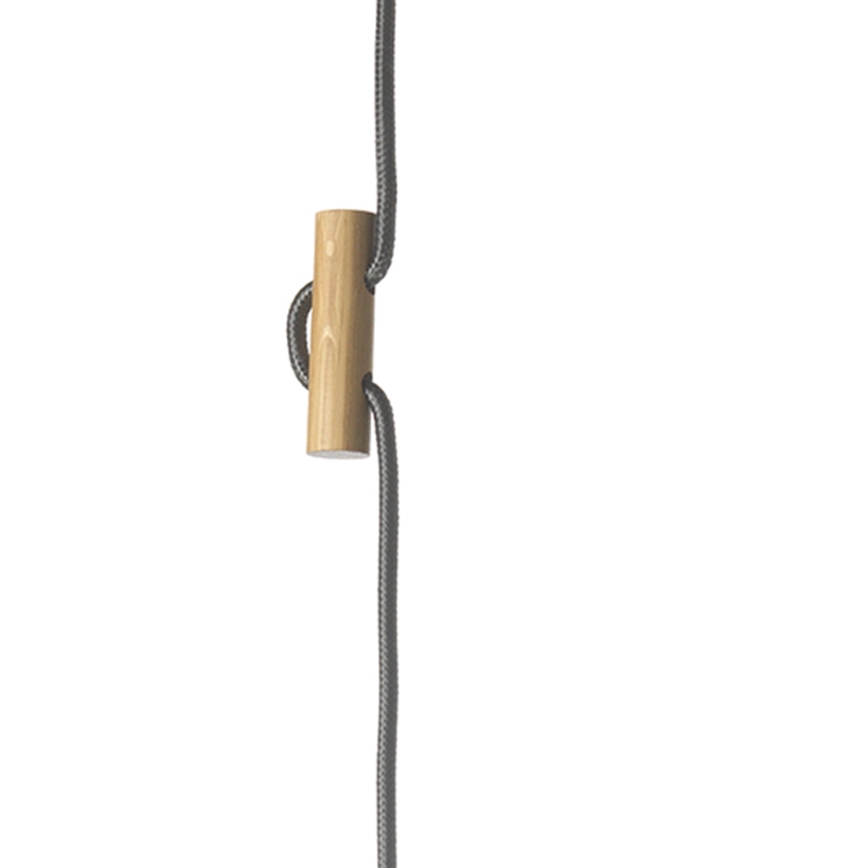 ONLI - Ljuskrona med textilsladd OHANA 1xE27/22W/230V ek