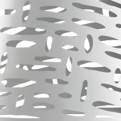 ONLI - Ljuskrona med textilsladd RICKY 1xE27/15W/230V diameter 40 cm vit