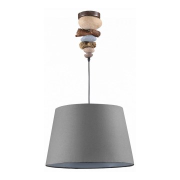 ONLI - Ljuskrona med textilsladd VERA 1xE27/22W/230V