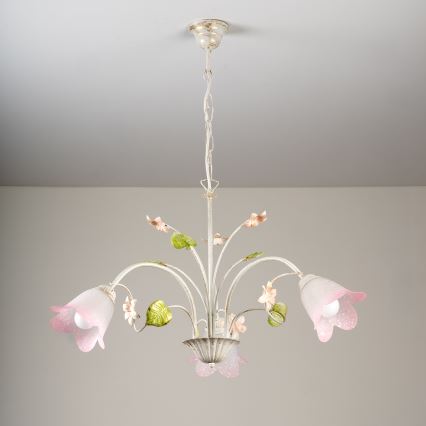 ONLI - Ljuskrona på kedja BOTTON DORO 3xE14/6W/230V