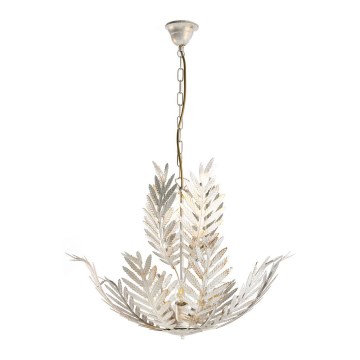 ONLI - Ljuskrona på kedja FELCE 5xE14/6W/230V grädde