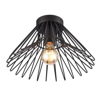 ONLI - Taklampa DUCCIO 1xE27/22W/230V diameter 30 cm svart